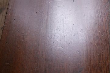アンティーク家具　昭和初期　上手物!　栓材　大振りサイズの角ちゃぶ台(座卓、ローテーブル、折り畳みテーブル)(R-044378)
