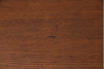 アンティーク家具　昭和初期　栓材　大振りサイズのレトロな角ちゃぶ台(座卓、ローテーブル、折り畳みテーブル)(R-044384)