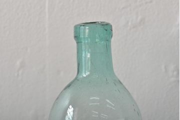 大正〜昭和初期　古い瓢箪型ガラス瓶(ひょうたん、硝子瓶、ビン)(R-044388)
