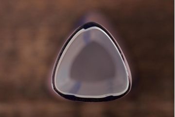 昭和初期　古いガラス花瓶(花器、和ガラス、気泡入り)(R-044389)