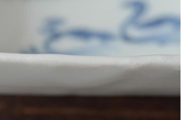 江戸期　鳥の図　染付豆角皿5枚(天塩皿、醤油皿)(R-044392)