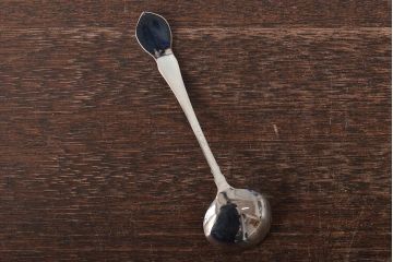 小林英夫　笹の葉切子鉢　遠藤兆映彫金蓋(HOYAガラス)(R-044393)