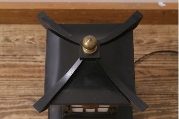アンティーク照明　昭和期　リメイク　和の雰囲気づくりにおすすめの置き灯籠(灯篭、仏具)(R-044396)