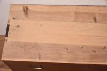 アンティーク家具　モダンなリメイクのローチェスト・2段(サイドボード、引き出し分割、衣装箪笥)(R-044407)