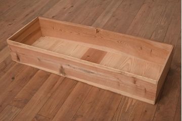 アンティーク家具　モダンなリメイクのローチェスト・2段(サイドボード、引き出し分割、衣装箪笥)(R-044407)