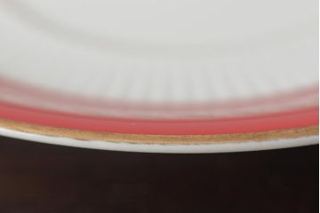 アンティーク　昭和初期　東洋陶器(東陶、トートー)　レトロシックなカップ&ソーサー6客セット(陶磁器)(R-044411)