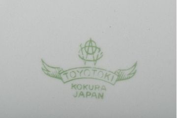 アンティーク　昭和初期　東洋陶器(東陶、トートー)　レトロシックなカップ&ソーサー6客セット(陶磁器)(R-044411)