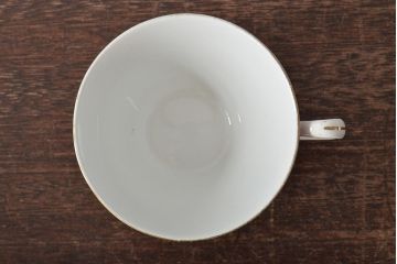 アンティーク　昭和初期　東洋陶器(東陶、トートー)　レトロシックなカップ&ソーサー6客セット(陶磁器)(R-044411)