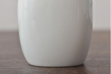 十三代　酒井田柿右衛門　染錦柿画　酒器(共箱、お猪口、徳利)(R-044414)