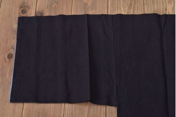 大正〜昭和初期　古い　藍染　木綿　半纏(古布、万荒木屋)(R-044500)