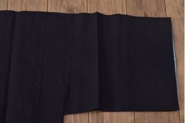 大正〜昭和初期　古い　藍染　木綿　半纏(古布、万荒木屋)(R-044500)
