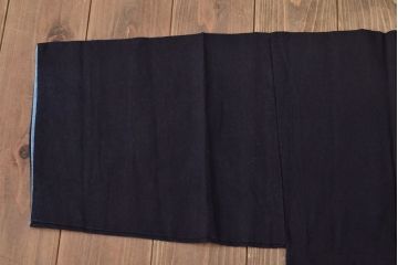 大正〜昭和初期　古い　藍染　木綿　半纏(古布、万荒木屋)(R-044501)