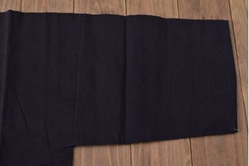 大正〜昭和初期　古い　藍染　木綿　半纏(古布、万荒木屋)(R-044501)