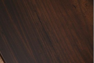 アンティーク家具　和製アンティーク　昭和初期　栓材　流れるような木目が魅力の丸ちゃぶ台(座卓、ローテーブル、折りたたみテーブル)(R-044504)