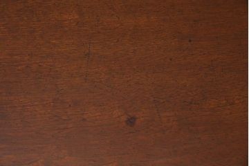 アンティーク家具　昭和中期　栓材　味わいが魅力のレトロな角ちゃぶ台(折りたたみテーブル、座卓、ローテーブル)(R-044506)