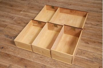 アンティーク家具　大正ロマン　ケヤキ材　挽き物脚が目を引くおしゃれな片袖机(片袖デスク、ワークデスク、在宅ワーク、在宅用)(R-044508)