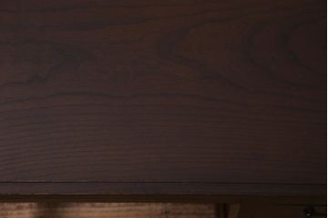 アンティーク家具　大正ロマン　ケヤキ材　挽き物脚が目を引くおしゃれな片袖机(片袖デスク、ワークデスク、在宅ワーク、在宅用)(R-044508)