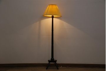 ヴィンテージ照明　松本民芸家具　絶版品　激レア!品のある佇まいが魅力のB型フロアスタンド(スタンドライト、フロアライト、照明、ビンテージ)(R-044511)