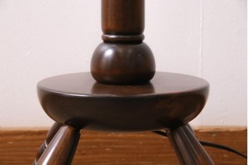 ヴィンテージ照明　松本民芸家具　絶版品　激レア!品のある佇まいが魅力のB型フロアスタンド(スタンドライト、フロアライト、照明、ビンテージ)(R-044511)