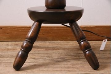 ヴィンテージ照明　松本民芸家具　絶版品　激レア!品のある佇まいが魅力のB型フロアスタンド(スタンドライト、フロアライト、照明、ビンテージ)(R-044511)