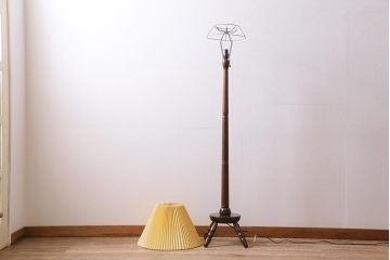 ヴィンテージ照明　松本民芸家具　絶版品　激レア!品のある佇まいが魅力のB型フロアスタンド(スタンドライト、フロアライト、照明、ビンテージ)(R-044511)