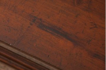 アンティーク家具　昭和初期　脚付きリメイク　当店オリジナルの組子入り　和レトロな雰囲気が魅力のテレビ台(ローボード、収納棚)(R-044515)