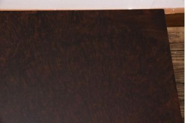 アンティーク家具　高級品　レア!　楓(カエデ)鳥眼杢材　上質な座卓(文机、平机、ローテーブル)(R-044517)