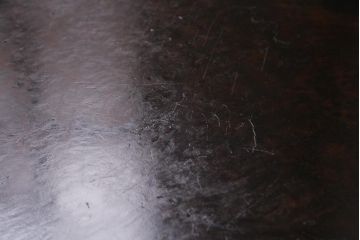 アンティーク家具　高級品　レア!　楓(カエデ)鳥眼杢材　上質な座卓(文机、平机、ローテーブル)(R-044517)