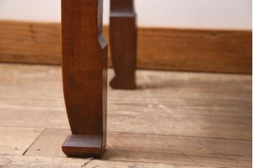 アンティーク家具　高級品　レア!　楓(カエデ)鳥眼杢材　上質な座卓(文机、平机、ローテーブル)(R-044517)