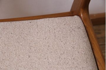 ヴィンテージ家具　北欧ビンテージ　G-PLAN(ジープラン)　チーク材　スタイリッシュなフォルムが魅力的なダイニングチェア(椅子、ラダーバックチェア)(R-044521)