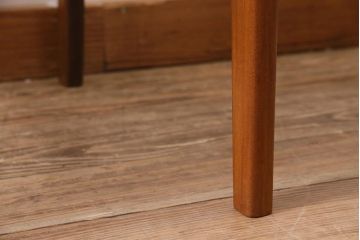 ヴィンテージ家具　北欧ビンテージ　G-PLAN(ジープラン)　チーク材　スタイリッシュなフォルムが魅力的なダイニングチェア(椅子、ラダーバックチェア)(R-044524)