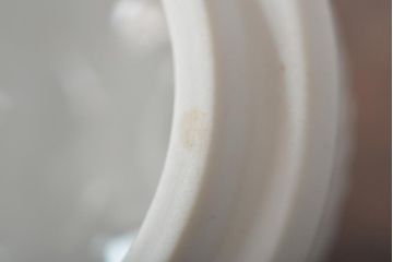 中古　ハンガリー　HOLLOHAZA(ホロハーザ)　Pannonia(パノニア)　シュガーポット　クリーマー　2点セット(ミルクジャー、洋食器)(R-044525)