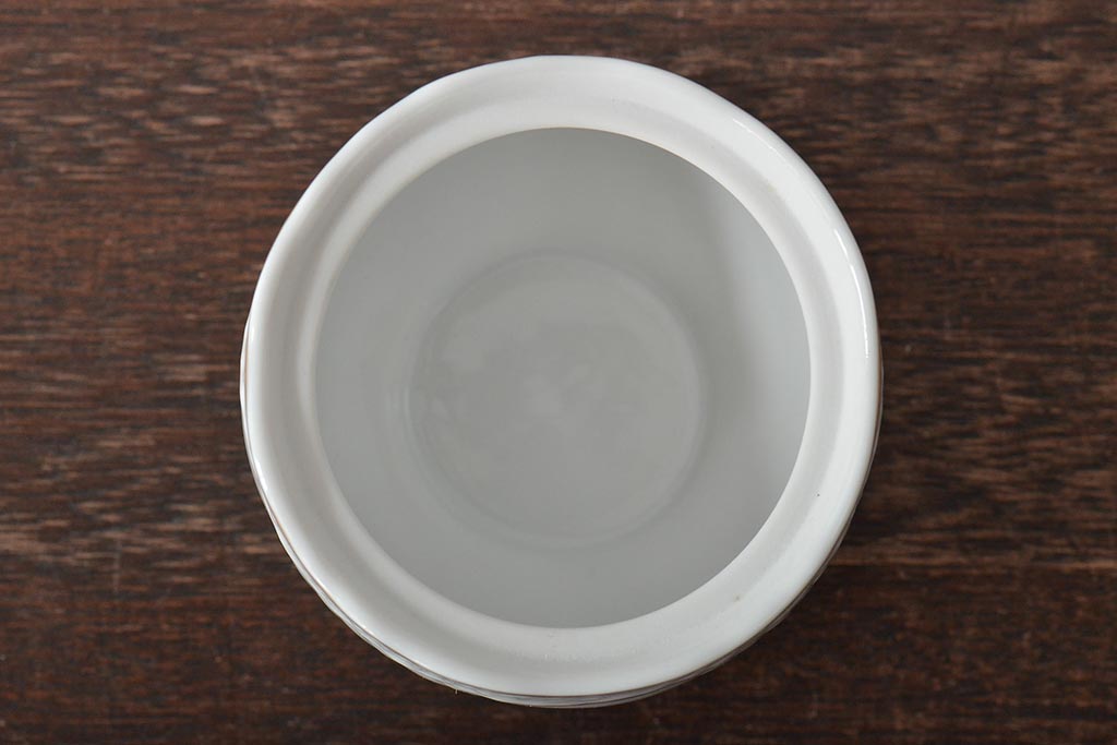 中古　ハンガリー　HOLLOHAZA(ホロハーザ)　Pannonia(パノニア)　シュガーポット　クリーマー　2点セット(ミルクジャー、洋食器)(R-044526)