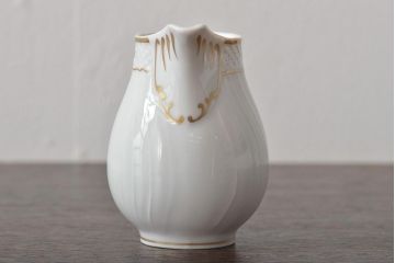 中古　ハンガリー　HOLLOHAZA(ホロハーザ)　Pannonia(パノニア)　シュガーポット　クリーマー　2点セット(ミルクジャー、洋食器)(R-044526)