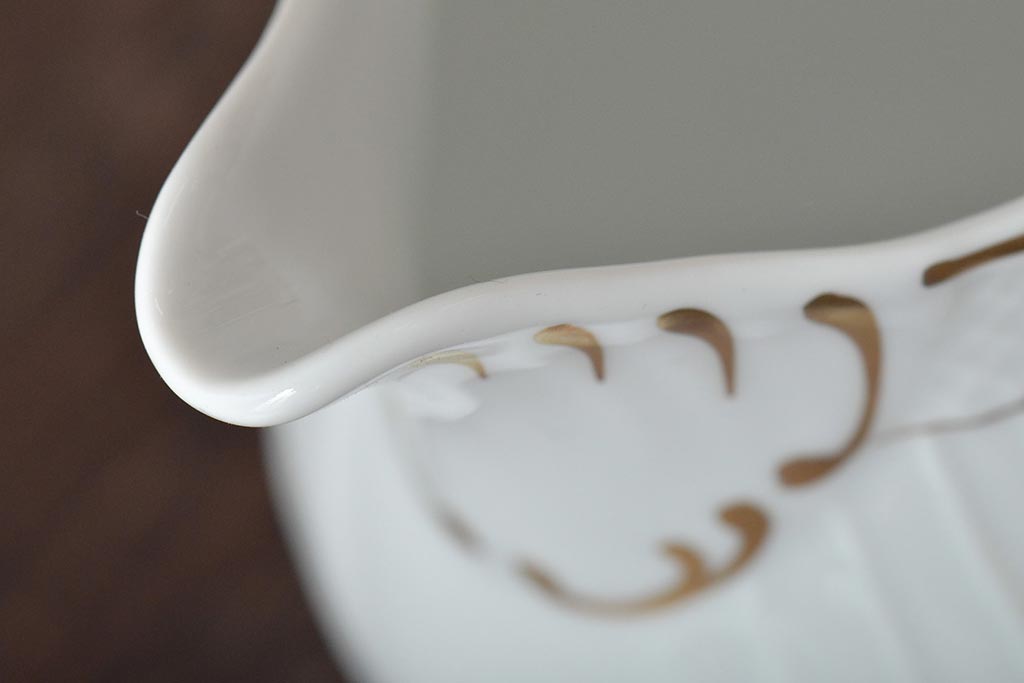 中古　ハンガリー　HOLLOHAZA(ホロハーザ)　Pannonia(パノニア)　シュガーポット　ミルクジャー　2点セット(クリーマー、洋食器)(R-044527)