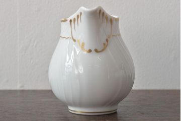 中古　ハンガリー　HOLLOHAZA(ホロハーザ)　Pannonia(パノニア)　シュガーポット　ミルクジャー　2点セット(クリーマー、洋食器)(R-044527)