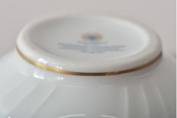 中古　ハンガリー　HOLLOHAZA(ホロハーザ)　Pannonia(パノニア)　シュガーポット　ミルクジャー　2点セット(クリーマー、洋食器)(R-044527)