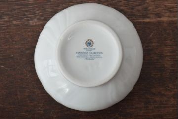 中古　ハンガリー　HOLLOHAZA(ホロハーザ)　Pannonia(パノニア)　シュガーポット　ミルクジャー　2点セット(クリーマー、洋食器)(R-044528)