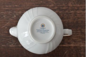 中古　ハンガリー　HOLLOHAZA(ホロハーザ)　Pannonia(パノニア)　シュガーポット　ミルクジャー　2点セット(クリーマー、洋食器)(R-044528)