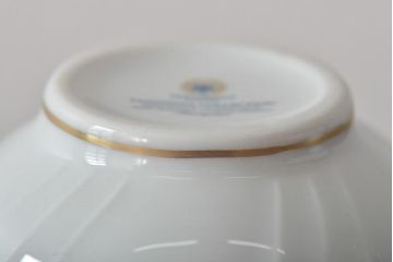 中古　ハンガリー　HOLLOHAZA(ホロハーザ)　Pannonia(パノニア)　シュガーポット　ミルクジャー　2点セット(クリーマー、洋食器)(R-044528)