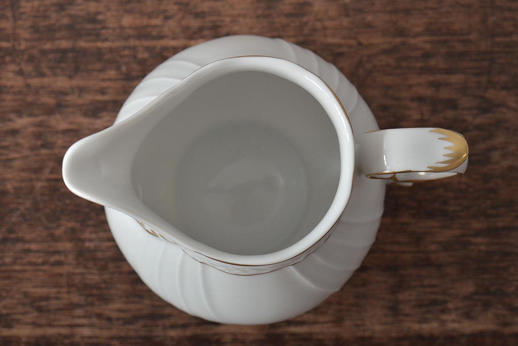 中古　ハンガリー　HOLLOHAZA(ホロハーザ)　Pannonia(パノニア)　ミルクジャー(クリーマー、洋食器)(R-044530)