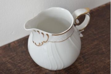 中古　ハンガリー　HOLLOHAZA(ホロハーザ)　Pannonia(パノニア)　ミルクジャー(クリーマー、洋食器)(R-044531)