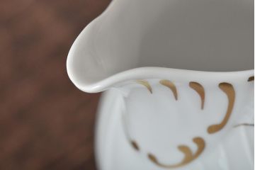 中古　ハンガリー　HOLLOHAZA(ホロハーザ)　Pannonia(パノニア)　ミルクジャー(クリーマー、洋食器)(R-044532)