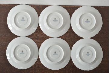 中古　ハンガリー　HOLLOHAZA(ホロハーザ)　Pannonia(パノニア)　カップ&ソーサー6客セット(洋食器)(R-044534)