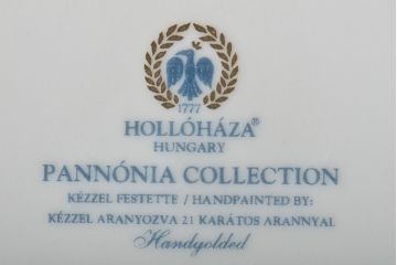 中古　ハンガリー　HOLLOHAZA(ホロハーザ)　Pannonia(パノニア)　カップ&ソーサー6客セット(洋食器)(R-044534)