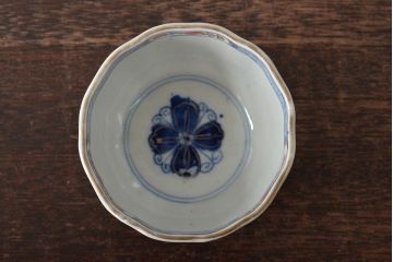 幕末〜明治　伊万里焼　色絵金彩兎図　蕎麦猪口3客(R-044536)