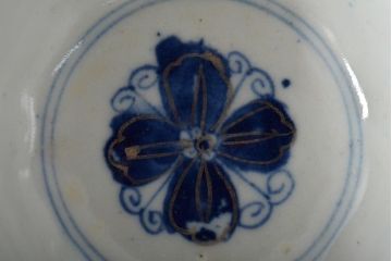 幕末〜明治　伊万里焼　色絵金彩兎図　蕎麦猪口3客(R-044536)