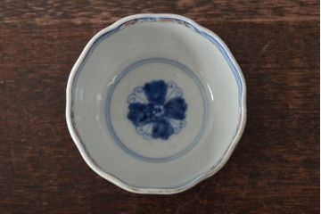 幕末〜明治　伊万里焼　色絵金彩兎図　蕎麦猪口3客(R-044537)