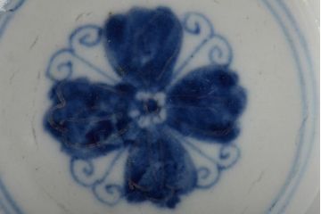 幕末〜明治　伊万里焼　色絵金彩兎図　蕎麦猪口3客(R-044537)