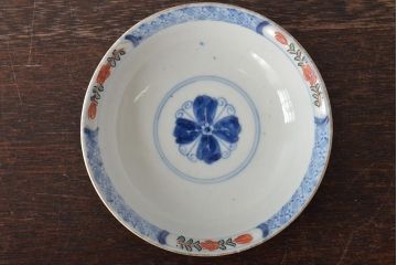 幕末〜明治　伊万里焼　色絵金彩兎図　蓋茶碗3客(和食器)(R-044543)